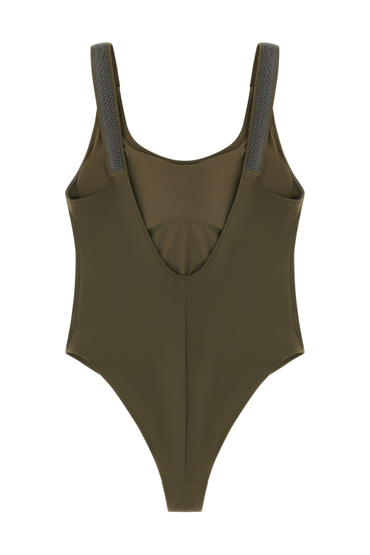 'Precious Details' one-piece swimsuit Green