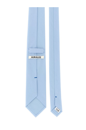 FINX washed twill tie BLUE