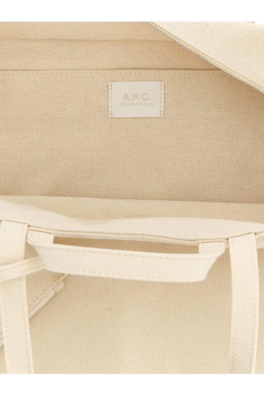 'Le Drummer Toile' large shopping bag Beige