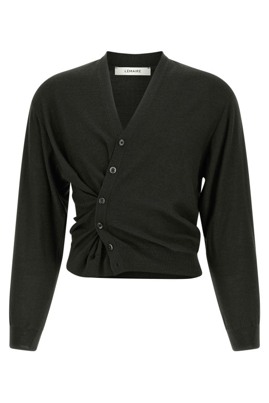 'Twisted' cardigan Black