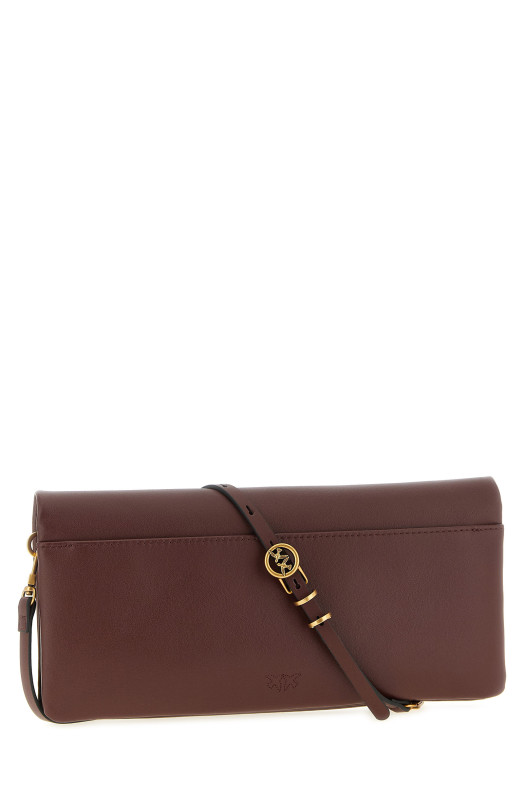 Medium 'Love Click Soft Horizontal' clutch bag Bordeaux