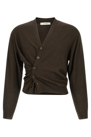 'Twisted' cardigan Brown