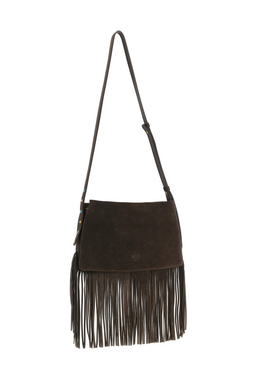 'One, Two, Three' small crossbody bag Brown