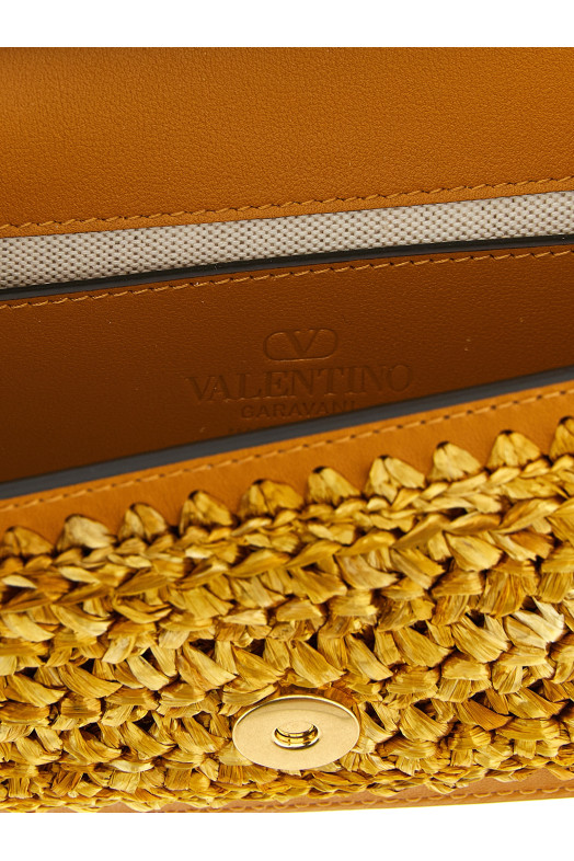 Valentino Garavani 'Locò' small shoulder bag Gold