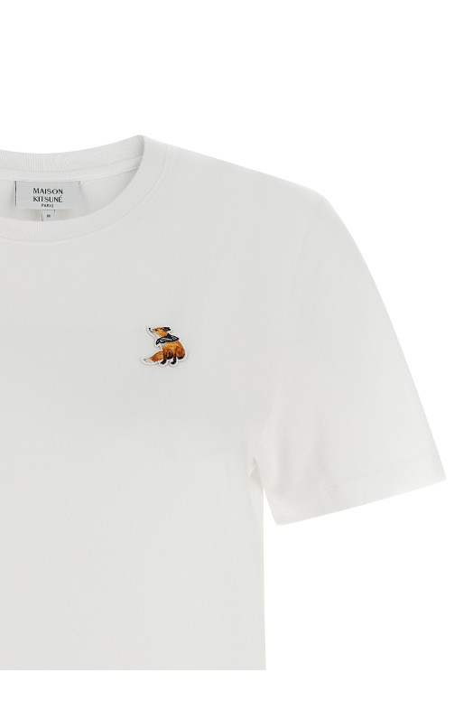 'Dreaming fox' T-shirt White