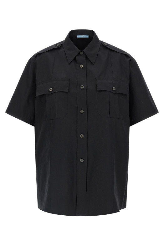 Chinoshirt Black