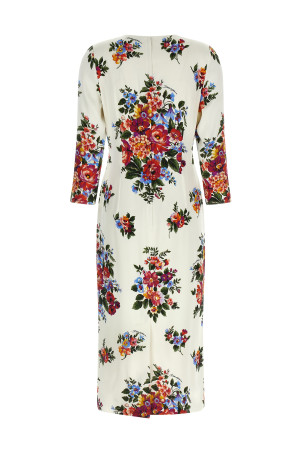 'Mazzo di Fiori' dress White
