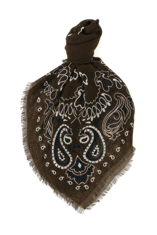 Bandana scarf Brown