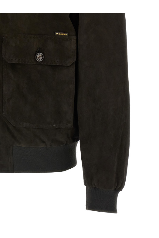 'Carlos' bomber jacket Brown