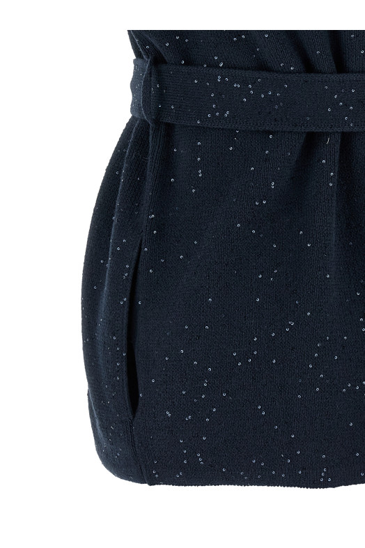 'Diamante' vest Blue