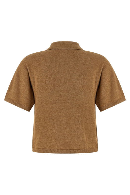 'Althea' polo shirt Beige