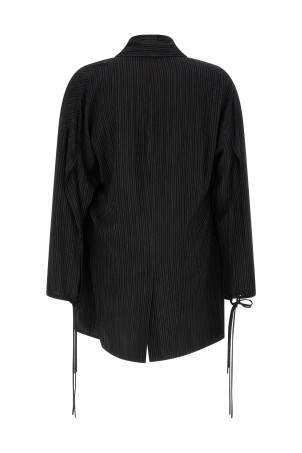 'Thin stripe' jacket Black