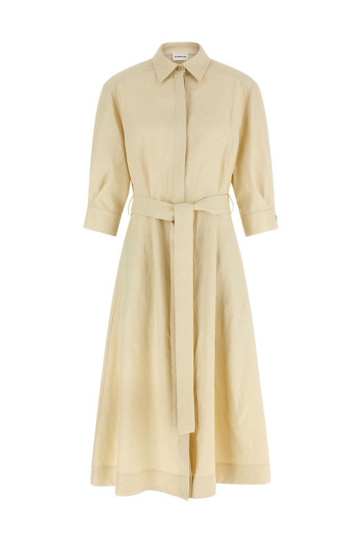 Chemisier dress Beige