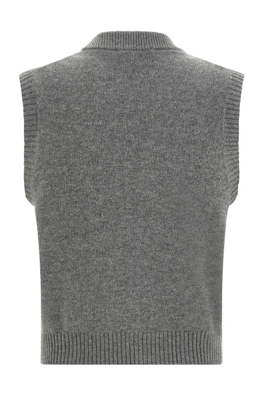 Wool vest Gray