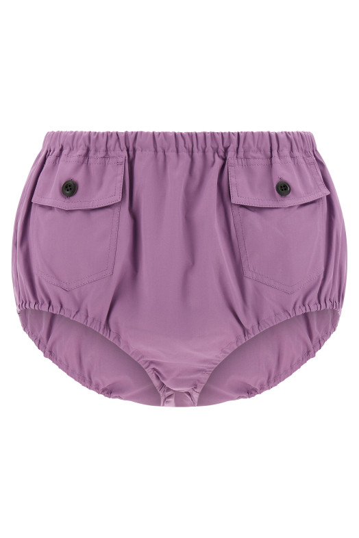 Poplin shorts Purple