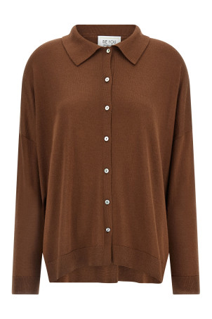 'Lady17' cardigan Brown