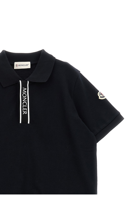 Logo polo shirt Black