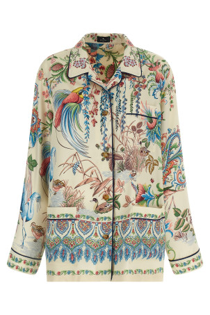 'flora e fauna' print shirt Multicolor