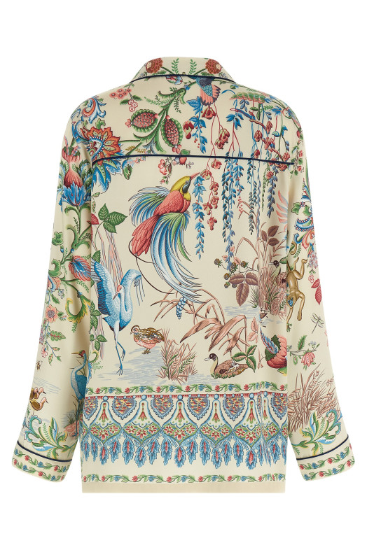 'flora e fauna' print shirt Multicolor