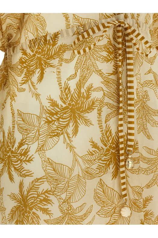 'Péninsule' dress Beige