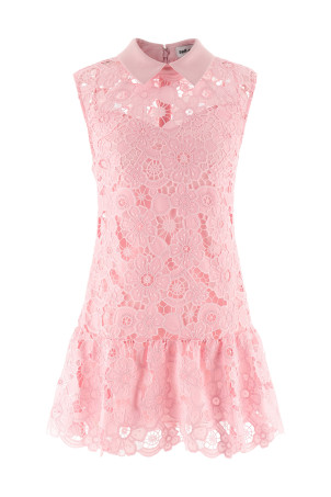 'Pink Lace collared' dress Pink