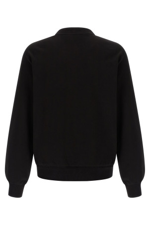 Logo plate sweatshirt Black