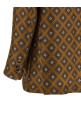Tie-print blazer Brown