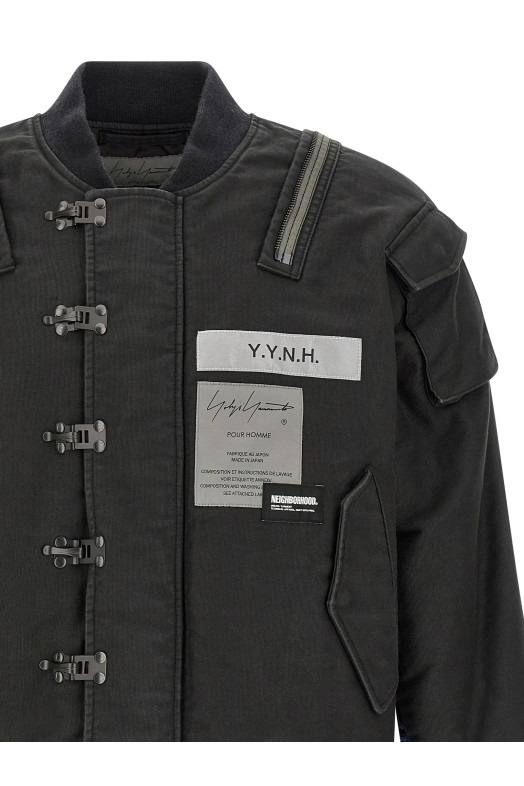Yohji Yamamoto 'A-1 Deck' jacket × NH  Black