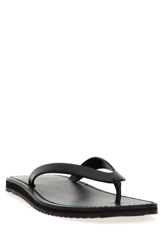 'City' thong sandals Black