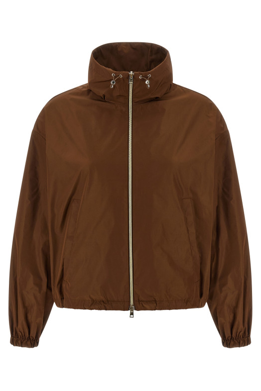 New Techno Taffetà Jacket Brown