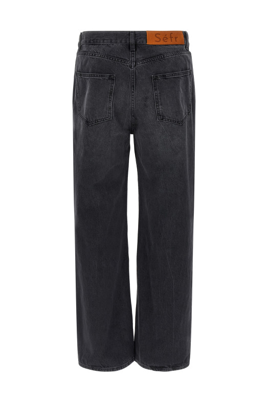 5-pocket jeans Black