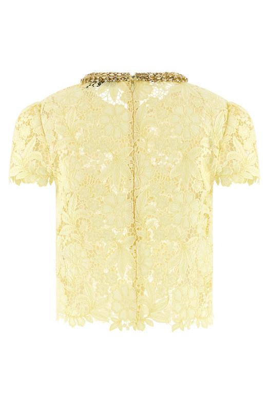 'Yellow Lace' top Multicolor
