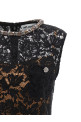 'Black lace crystal' dress Black