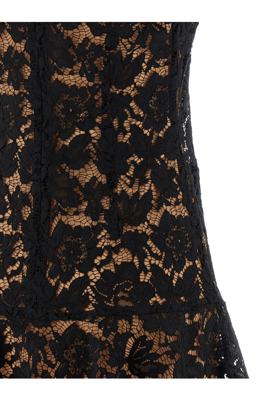'Black lace crystal' dress Black