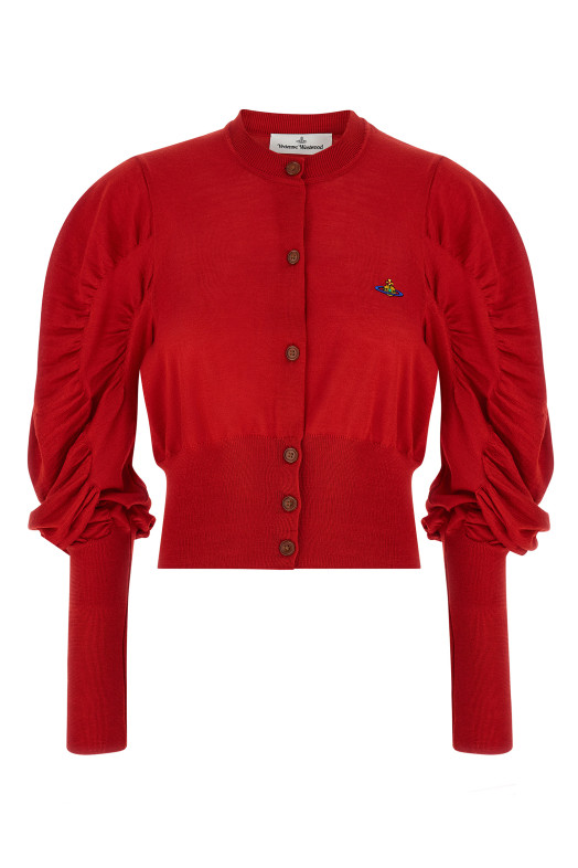 'Eli' cardigan Red
