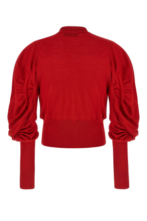 'Eli' cardigan Red