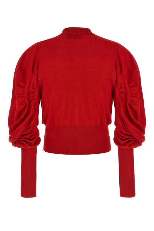 'Eli' cardigan Red
