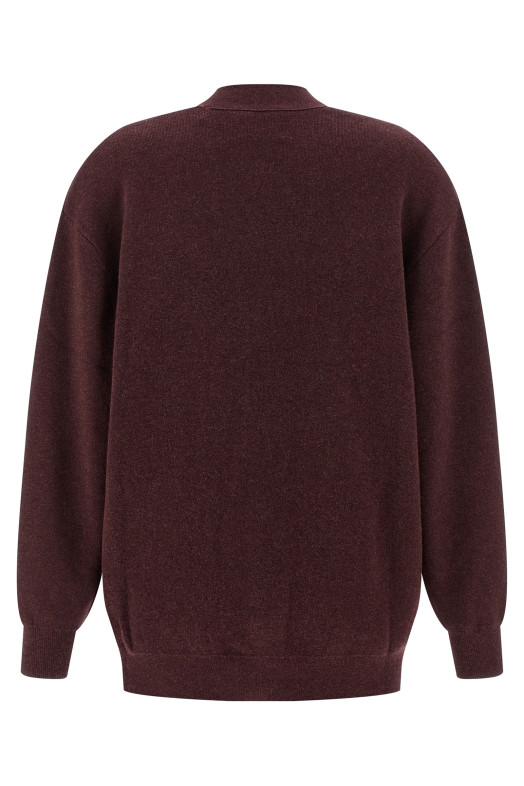 'Norton' cardigan Bordeaux
