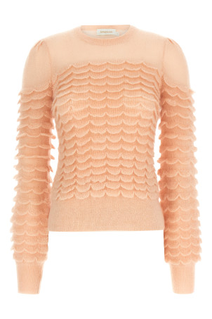 'Hypnotic Scallop' sweater Pink