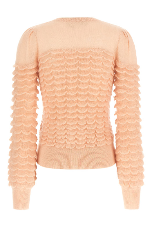 'Hypnotic Scallop' sweater Pink