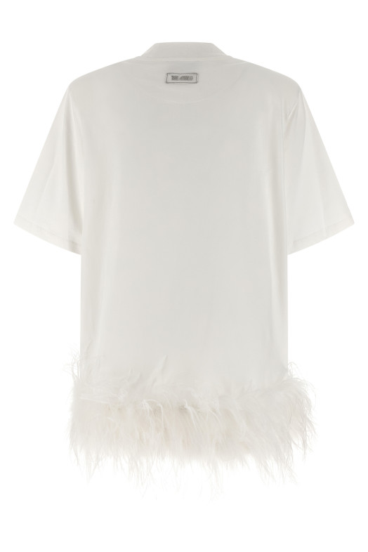 Feather dress White