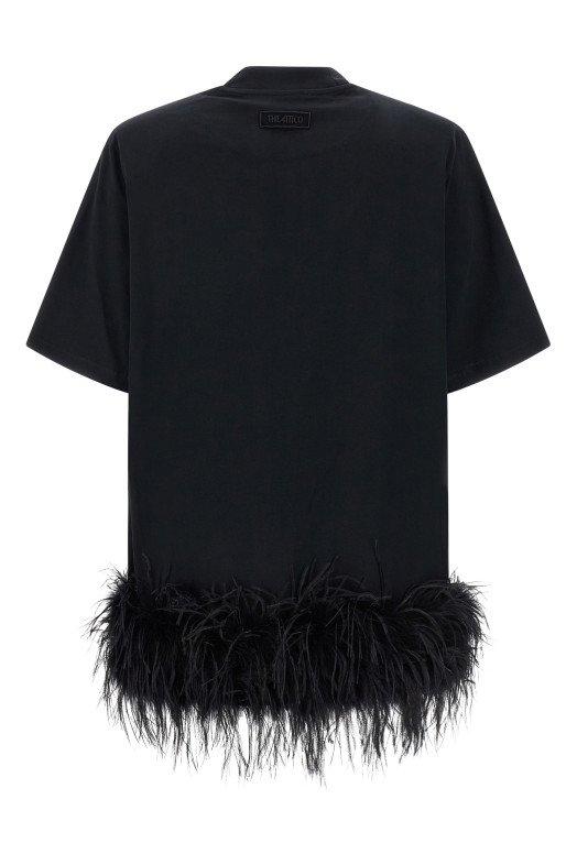Feather dress Black