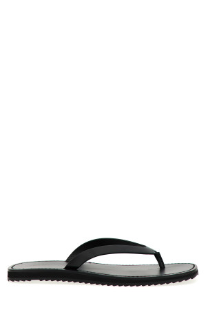 'City' thong sandals Black