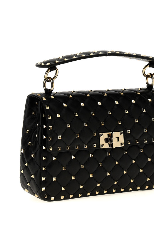 Valentino Garavani 'Rockstud Spike' shoulder bag Black
