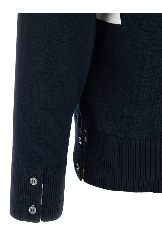 '4 Bar' sweater Blue