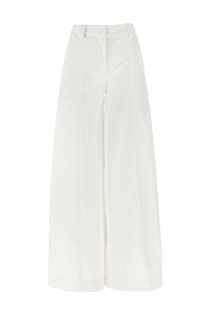 'Chino Sculpture Leg' pants White