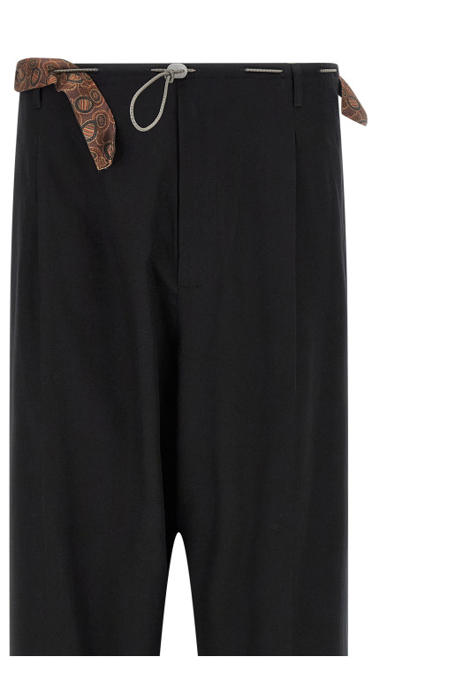 'People's Chic Release' pants Black