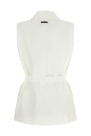 Linen vest White