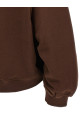 3D logo sweatshirt Brown