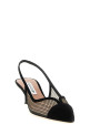 'Gia Mesh' slingback Black